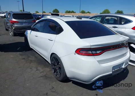 2016 Dodge Dart Sxt из США, поврежденный, VIN 1C3CDFBA7GD584656